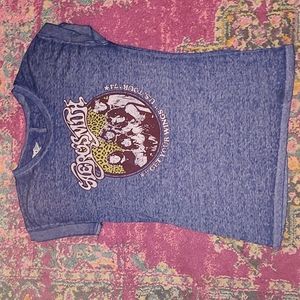 Aerosmith shirt, large, blue